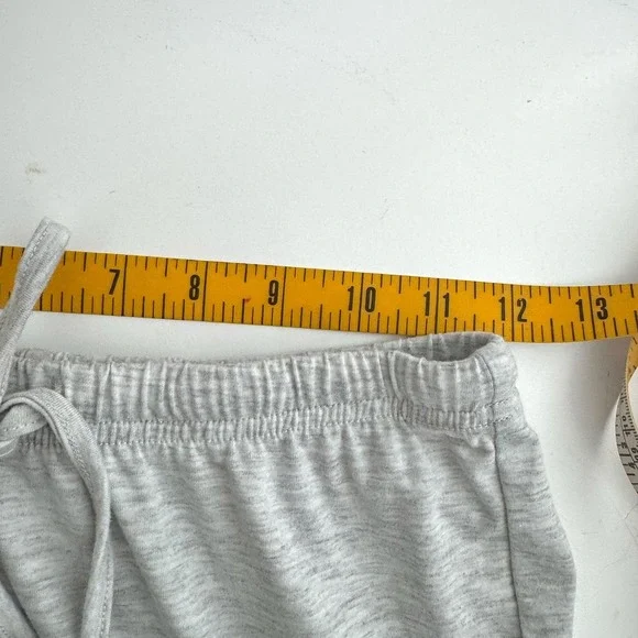 Princess Polly Light Grey Wide Leg Lounge Pants Drawstring Waist Womens Size 2 - Picture 5 of 5